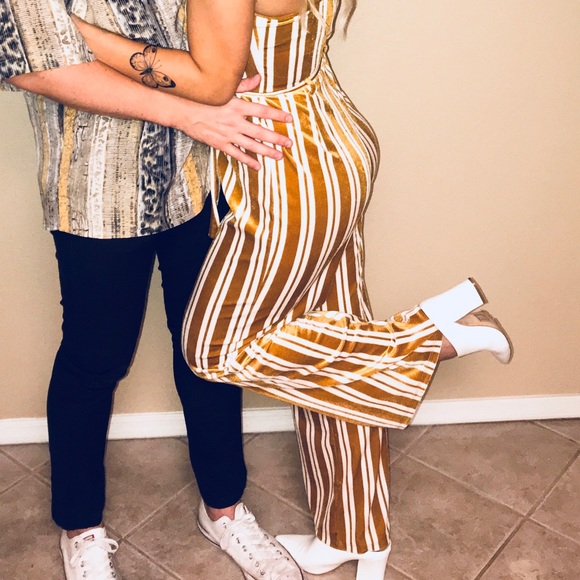 SEVENTIES INSPIRED MAXI ROMPER - Picture 4 of 4